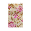 Pink Gold Floral Tea Towel | Microfiber