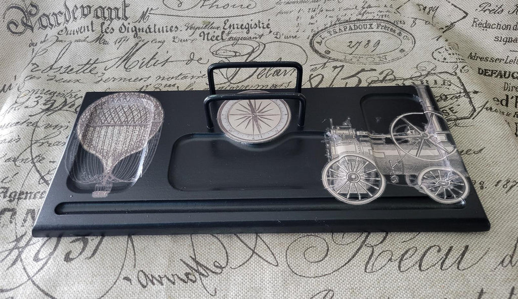 Men's Dresser Valet Wallet Coins Organizer, Jewelry tray Gift for Him, Grooms Gift,