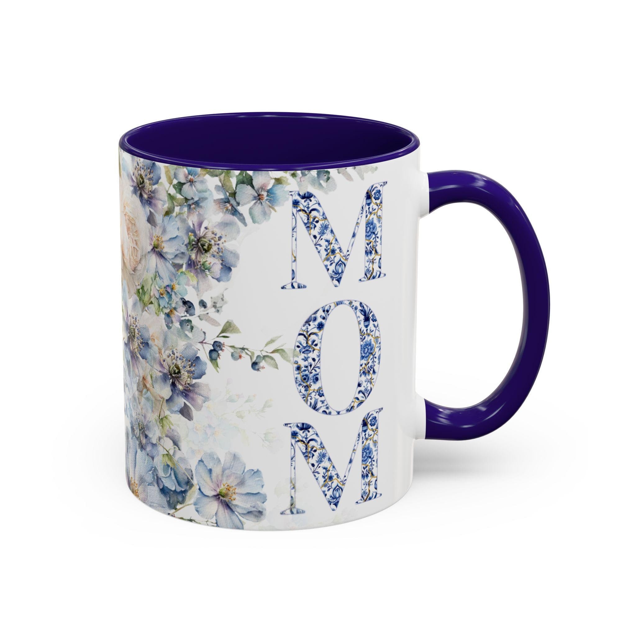 Pretty Mom Mug Colorful Coffee Cup, Mom Mug 11oz