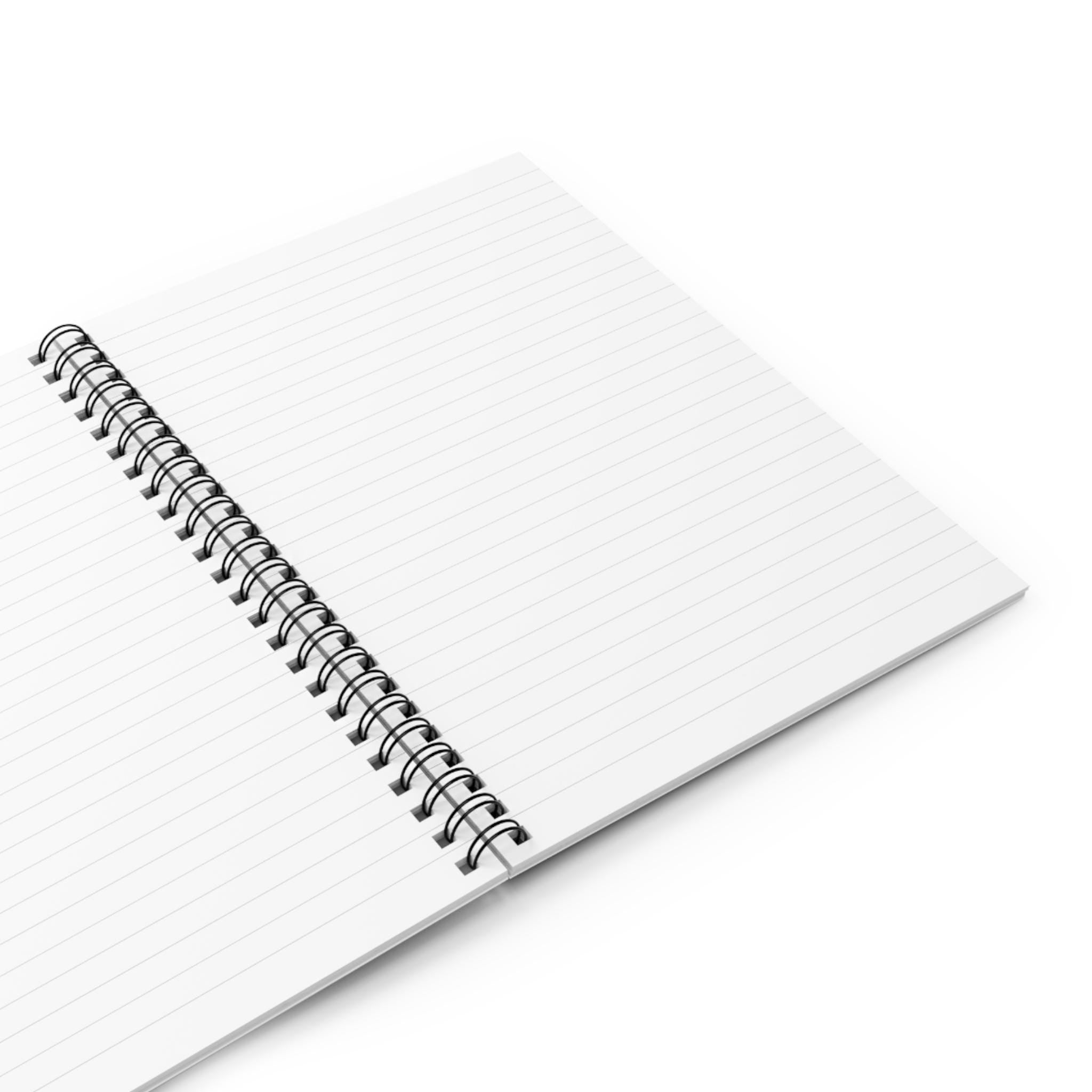 My Daily Devotions Blue Toile Spiral Notebook | Blue Birds Floral Crown Journal