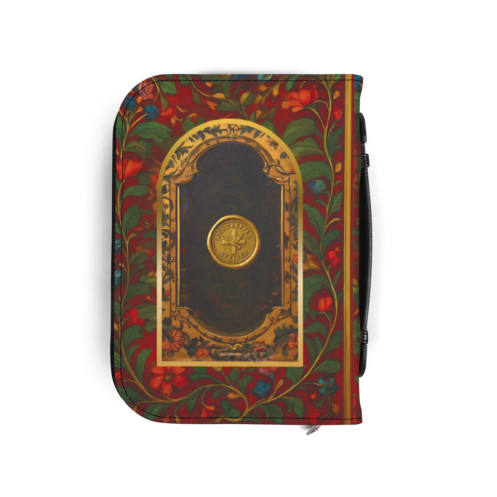 Sacred Heart Christ Bible Cover | Zippered Missal Cover with Handle