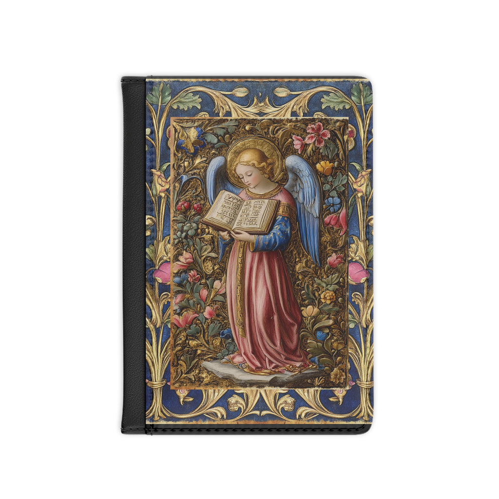 Renaissance Guardian Angel Passport Cover | RFID Blocking Travel Wallet
