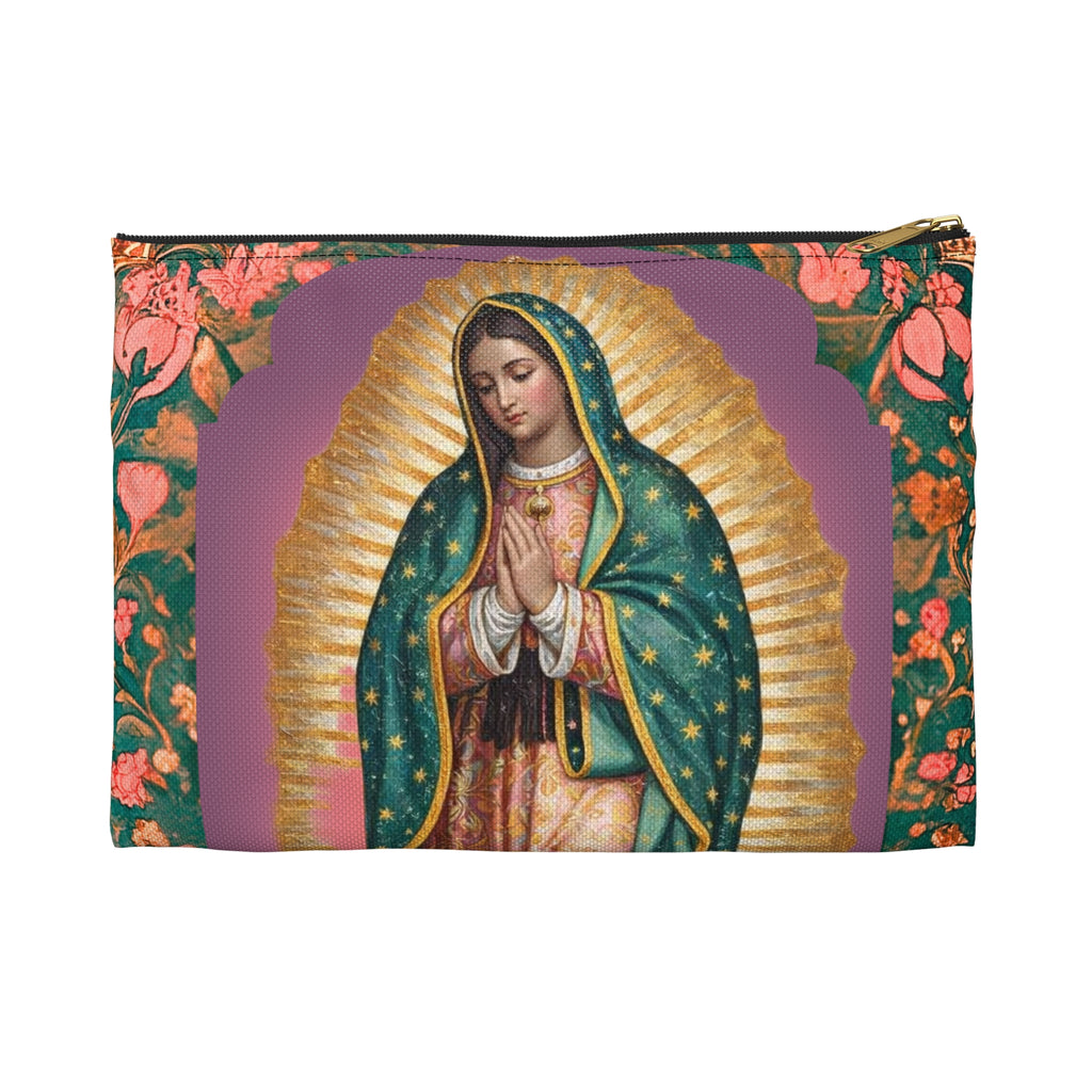 Our Lady of Guadalupe Accessory Pouch | Christian Gift for Her | Rosary Bag