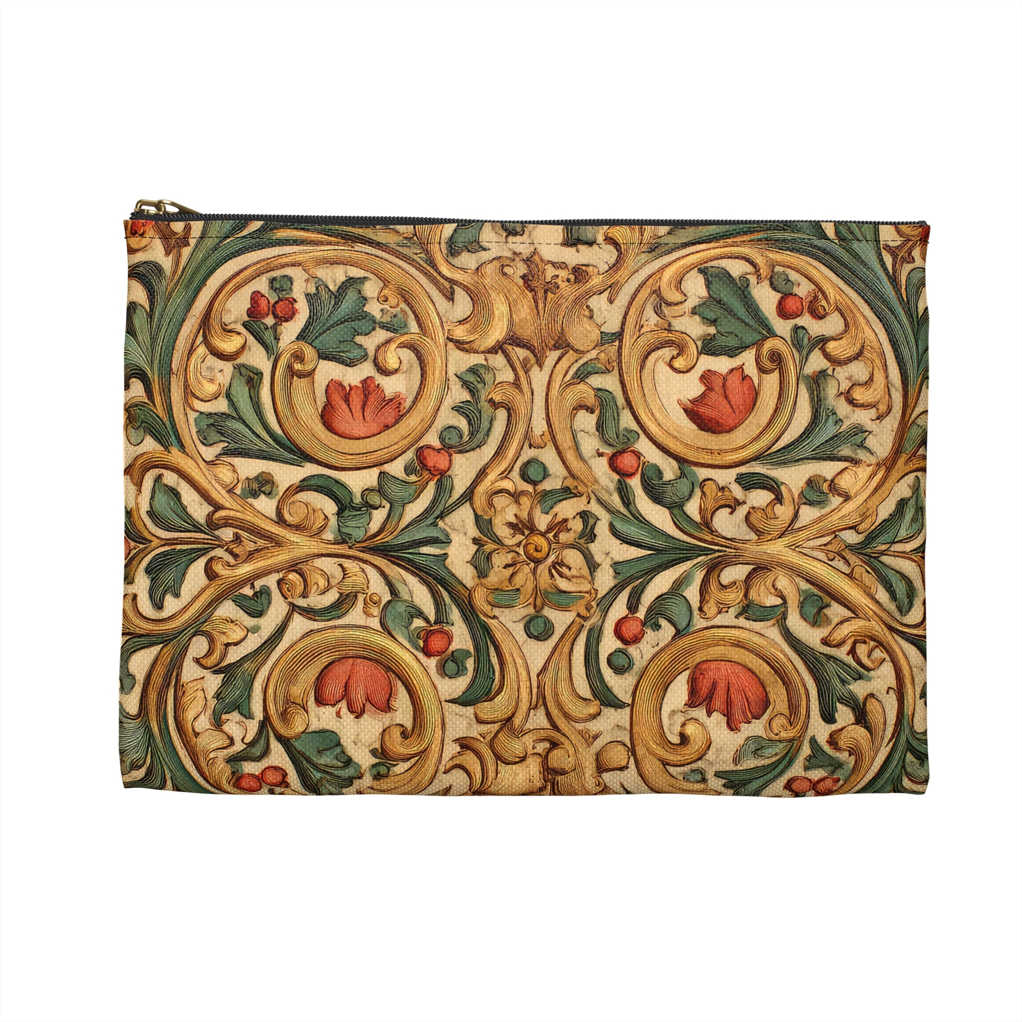 Florentine medieval Italian Accessory Pouch | Vintage Religious Rosary Keeper Gift for Christian Woman Catholic Accessory
