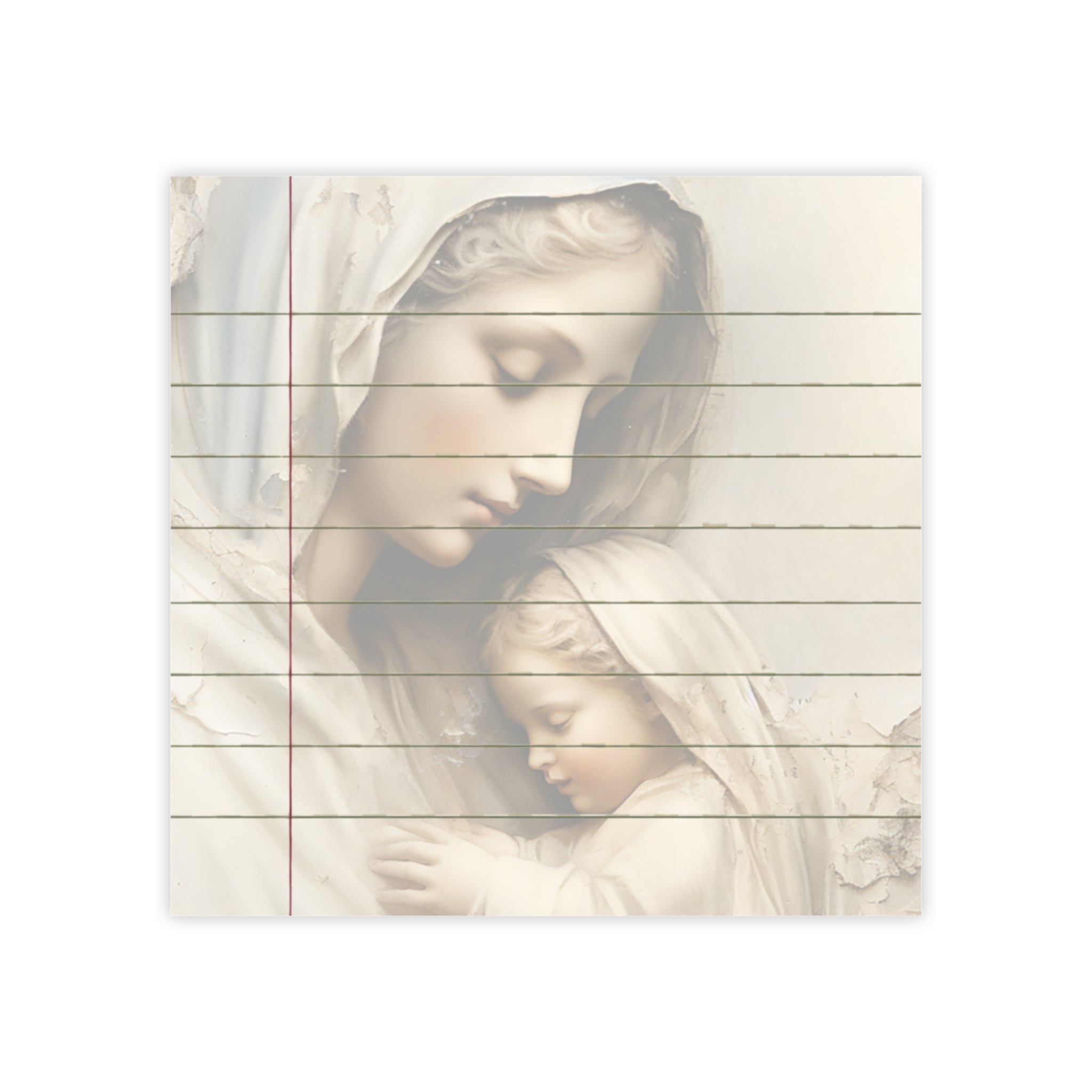 Mother Mary & Jesus Post-it Note Pads | Religious Catholic Stationery
