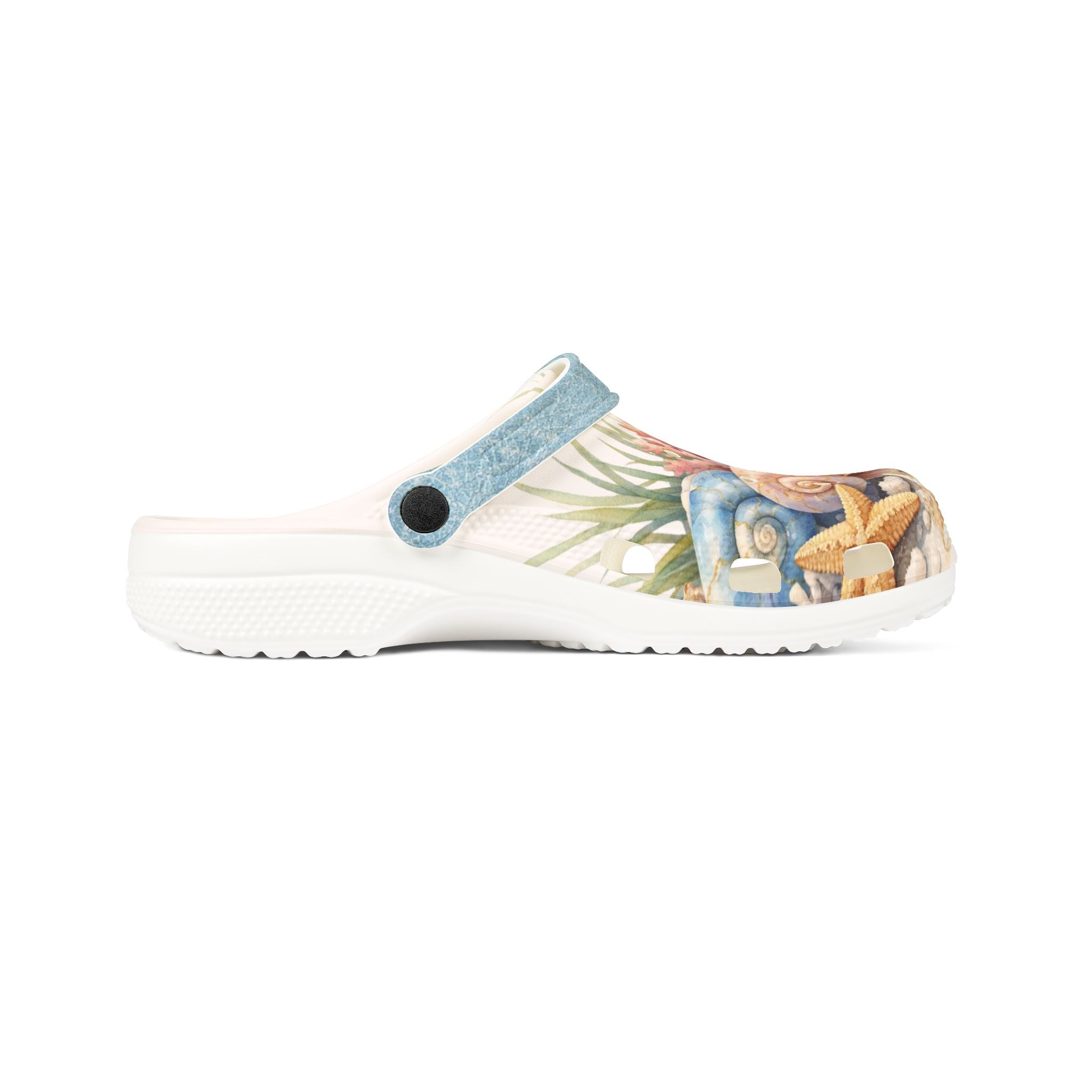 Beach EVA Foam Clogs, Comfortable Slip Ons for SeaShellers, Lightweight Coastal Shore Shoes, Artisan Beach Getaway Essentials, Soft Sandals
