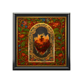 Sacred Heart of Jesus impasto painting Jewelry Box | Religious Keepsake