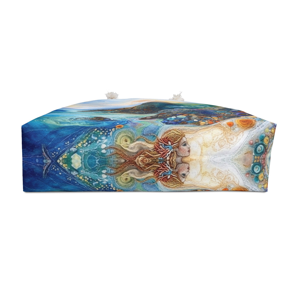 Beach Art Weekender Bag | Coastal Tote | Large Weekend Bag