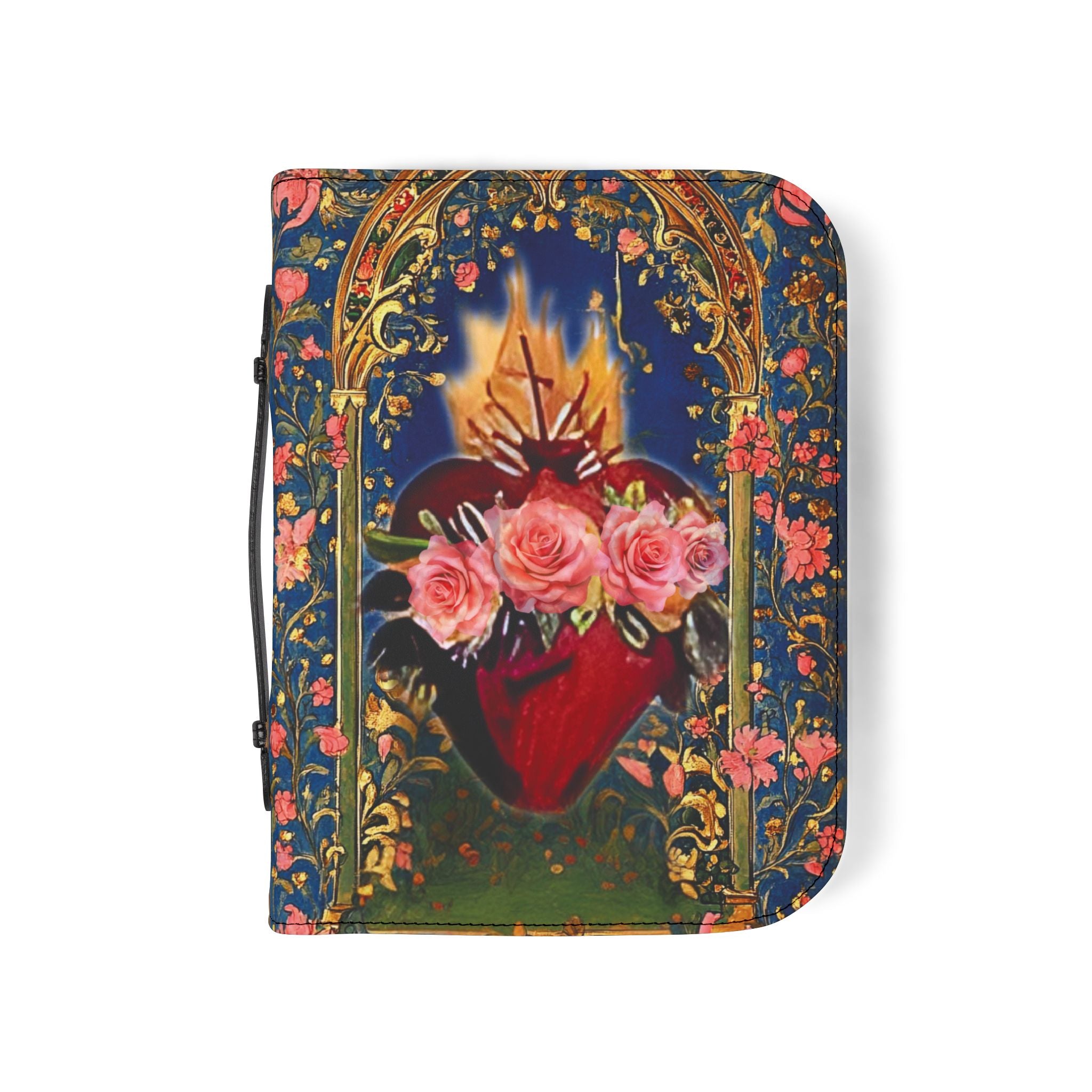 Immaculate Heart of Mary Bible Cover Missal Case Zipper Organizer Gift for Catholic