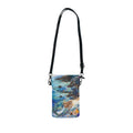 Felted Mermaid 3D Image Crossbody Phone Purse Holder Small Cell Phone Wallet