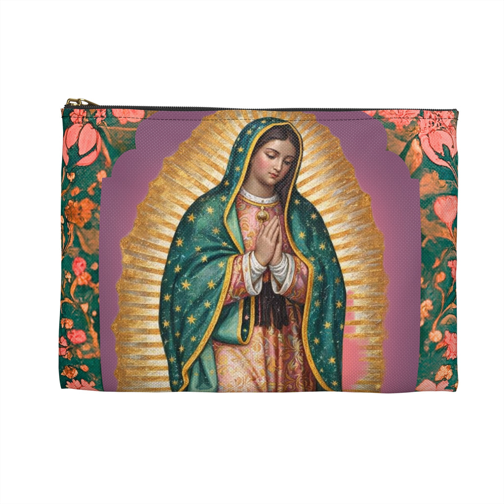 Our Lady of Guadalupe Accessory Pouch | Christian Gift for Her | Rosary Bag