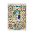 Copy of Annunciation Sticker Book of Hours Manuscript Art Bible Journaling Sticker Marian Gift Holy Card Style