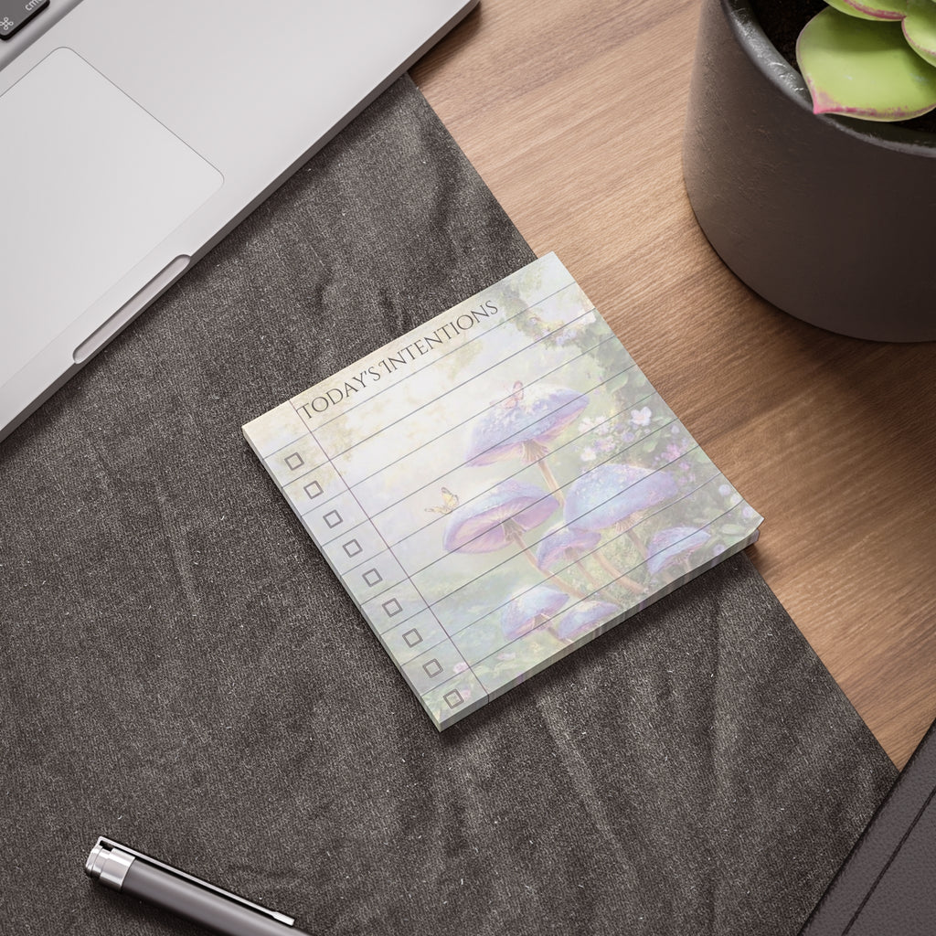 Today's Intentions Post it Note Pads | Sticky Memos, Gentle Task List for Bible Journaling, Prayer Notes & Daily Devotions Stationery Gift