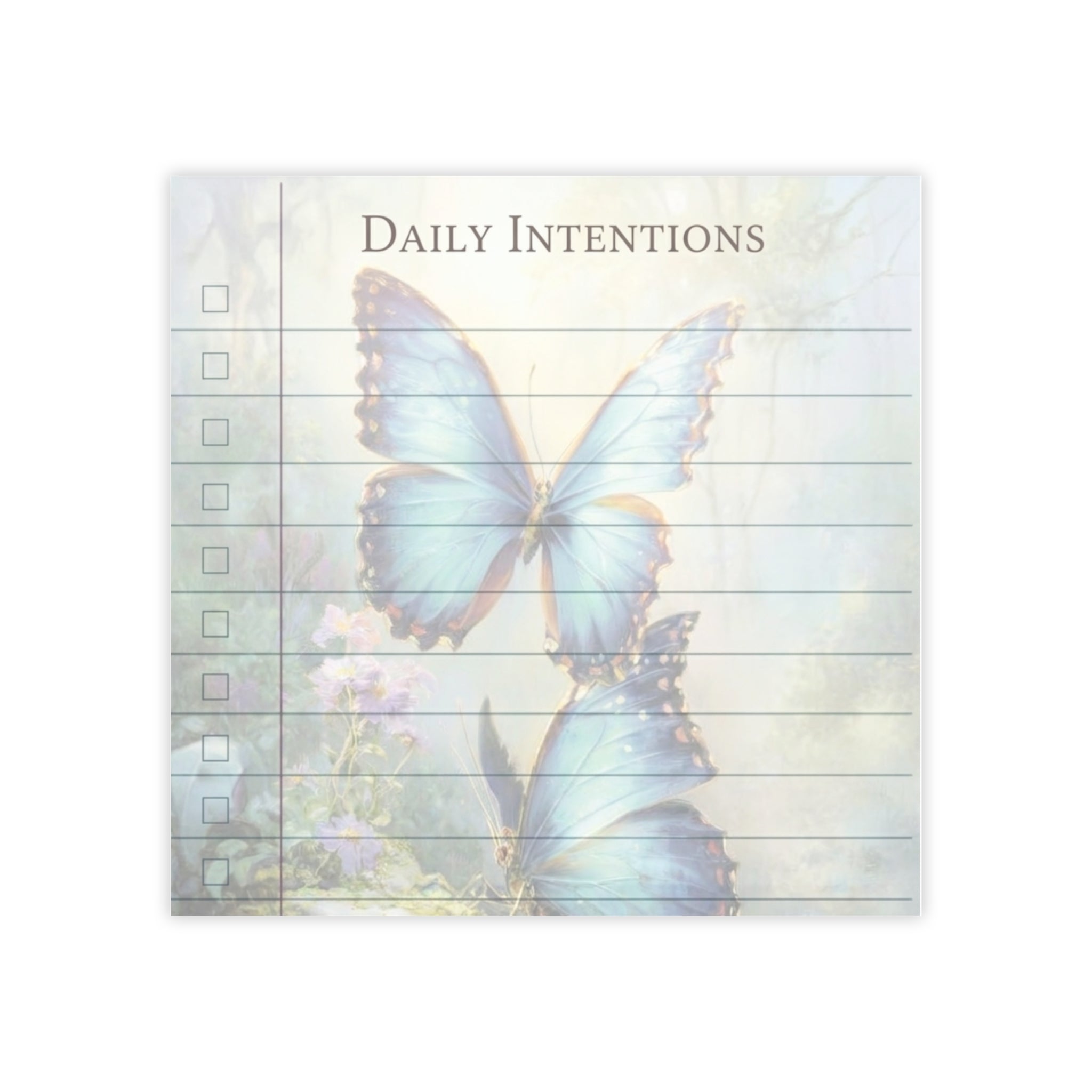 Butterflies Devotional Memo Pad Post-it Note Pads | Sticky Stationery