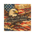 Bald Eagle American Flag 250 Years Car Magnet | 1776-2026 Patriotic