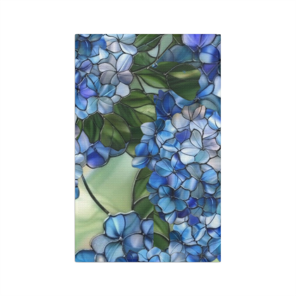 Hydrangea Garden Microfiber Tea Towel | Floral Kitchen Decor