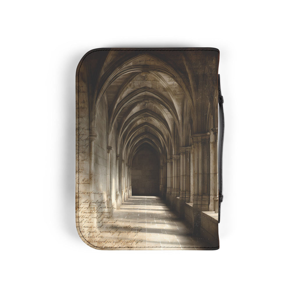 Madonna and Child Stained Glass Bible Cover | Zippered Bible Case