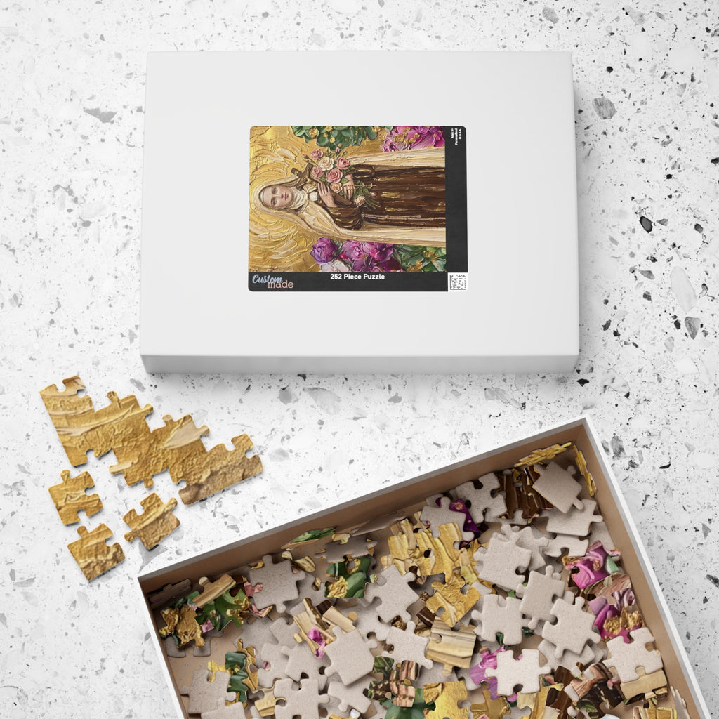 St Therese The Little Flower Puzzle 520-Piece Jigsaw Puzzle | Christian Religious