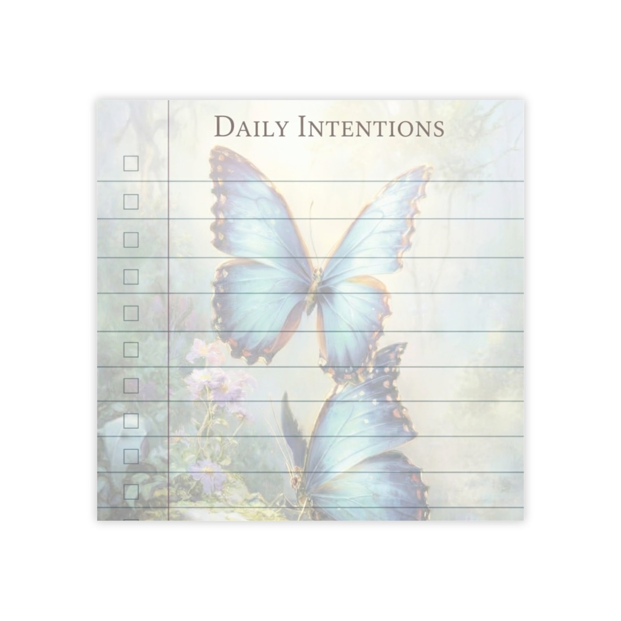 Butterflies Devotional Memo Pad Post-it Note Pads | Sticky Stationery