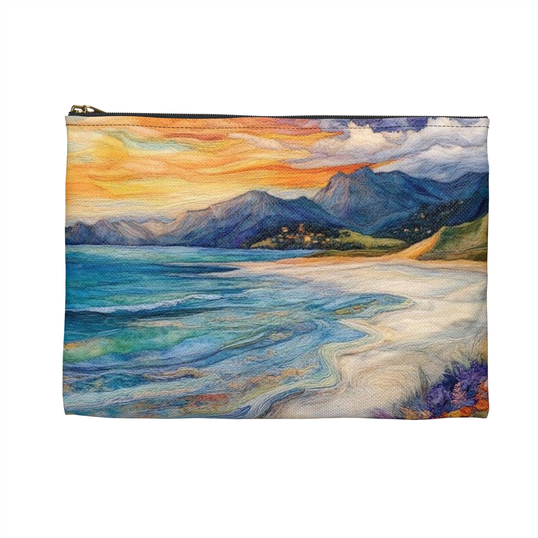 Serenity Coastal Beach Accessory Pouch | Beach PrintToiletry Bag