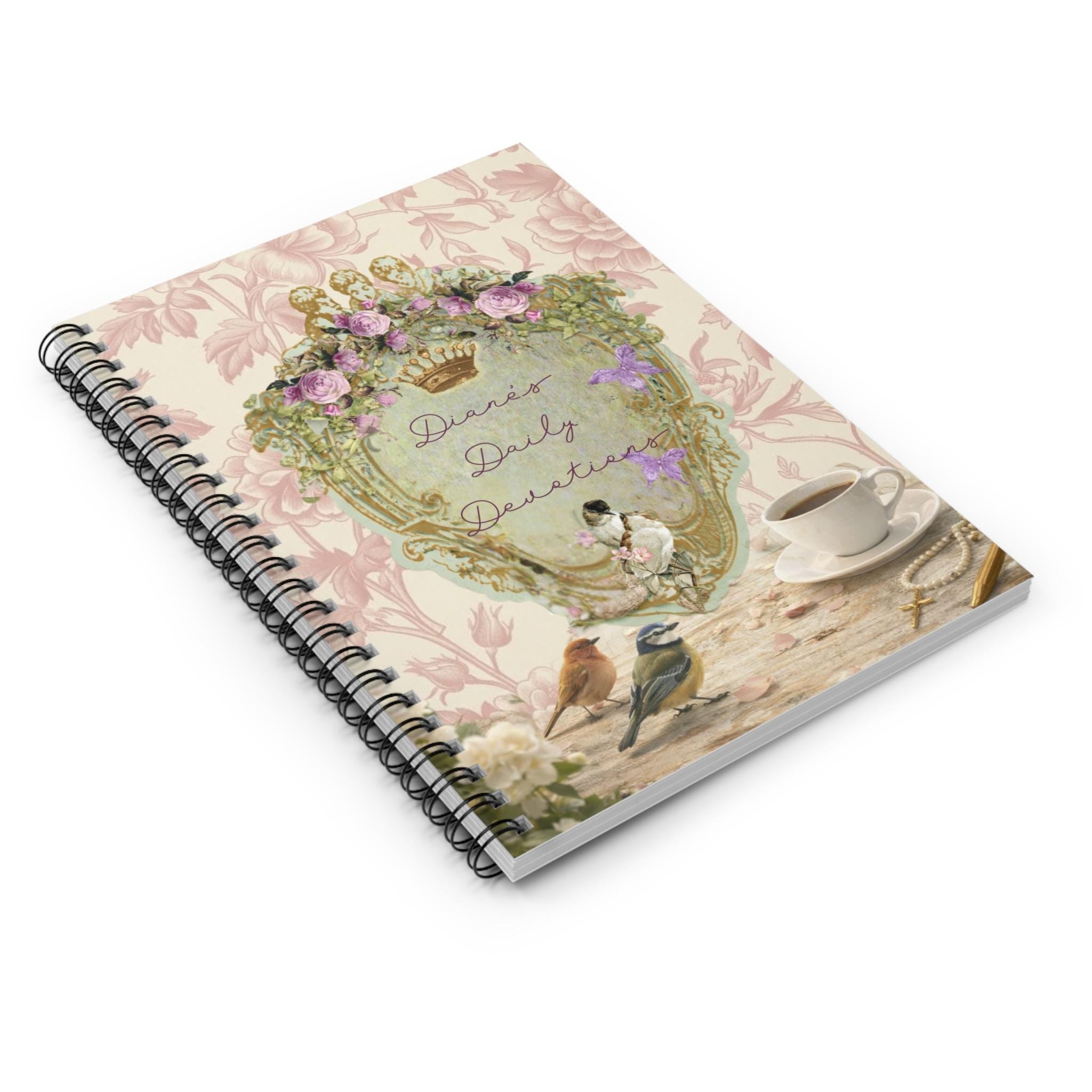 Personalized Daily Devotions Spiral Notebook | Ruled Journal