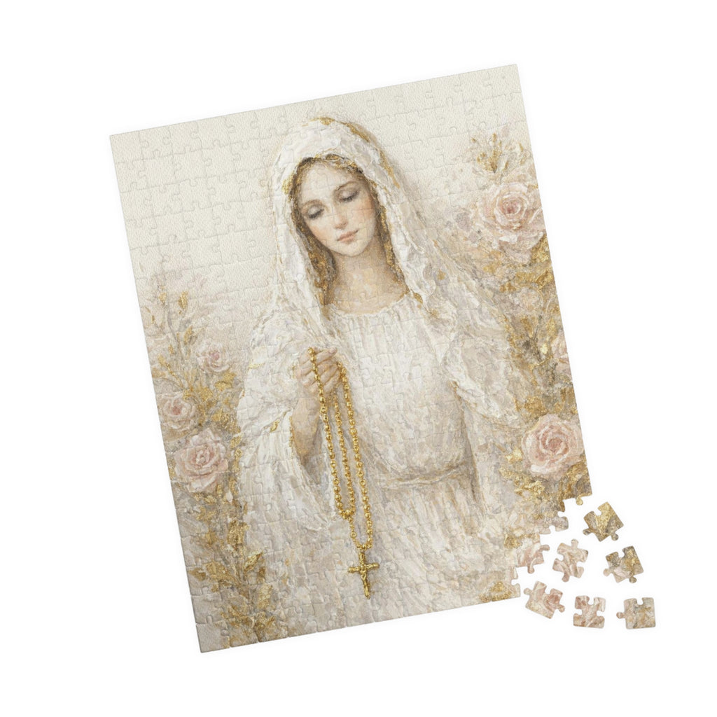 Our Lady Mary Rosary Puzzle Jigsaw Activity Christian Gift