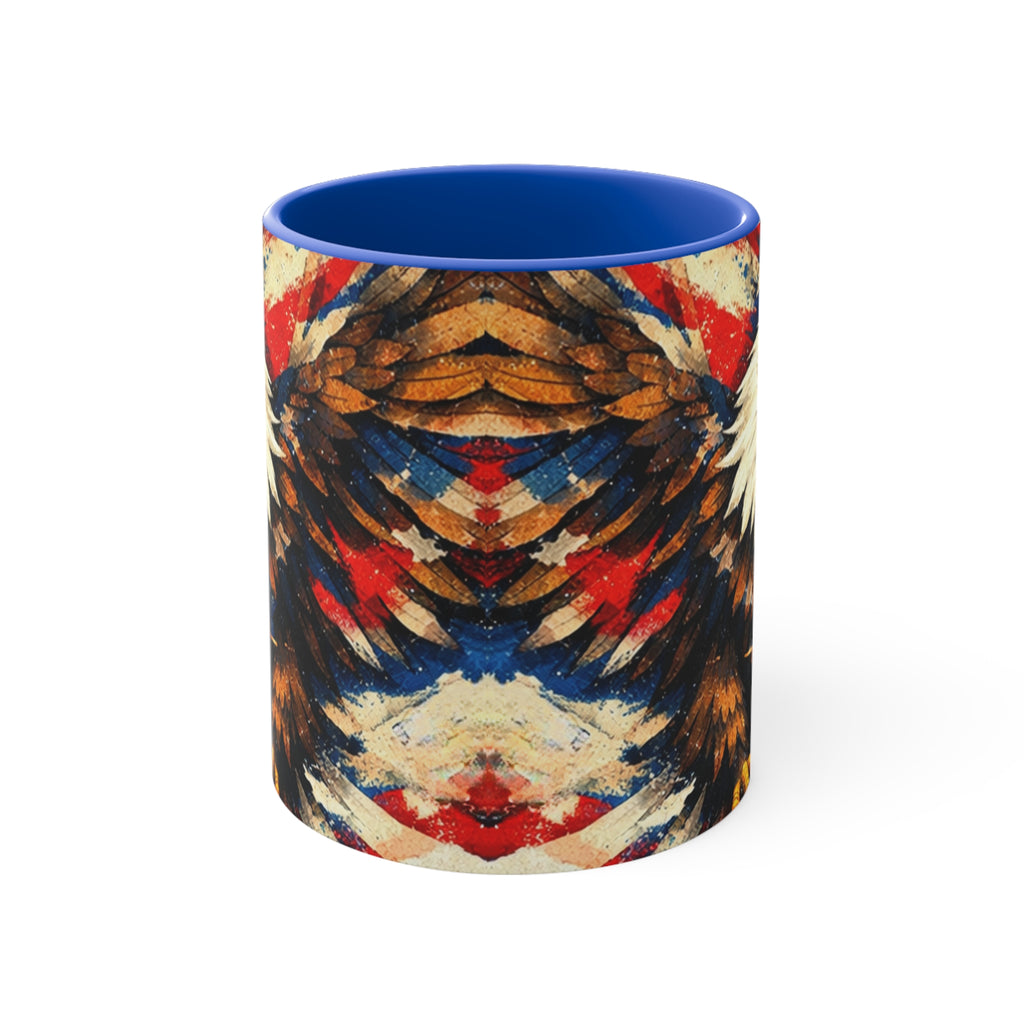Bald Eagle with American Flag Mug | 250 Years of Liberty 1776-2026 Coffee Cup Comemorative Anniversary