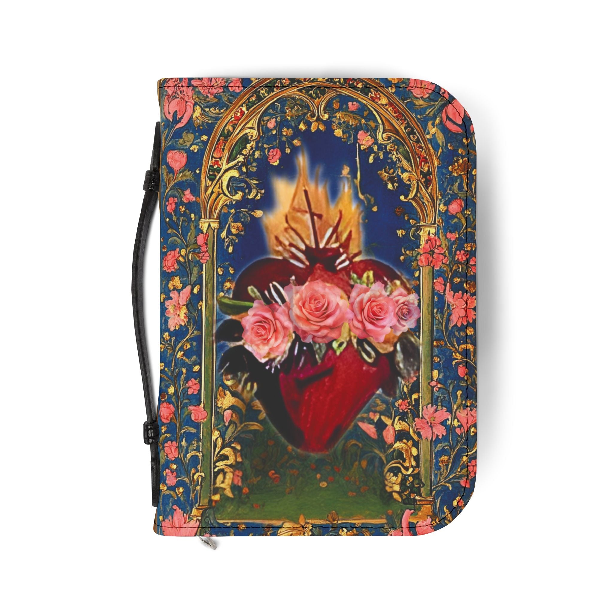 Immaculate Heart of Mary Bible Cover Missal Case Zipper Organizer Gift for Catholic