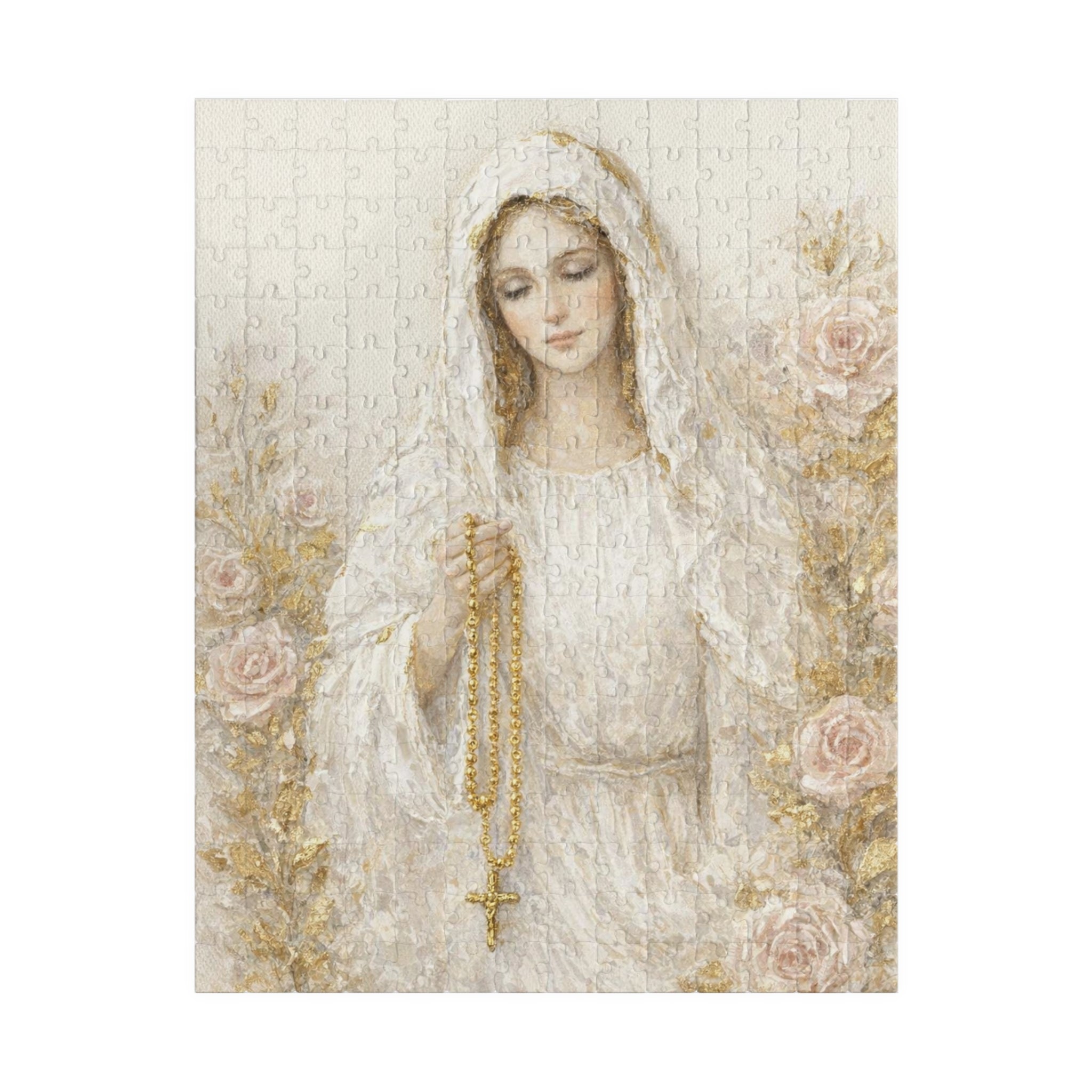 Our Lady Mary Rosary Puzzle Jigsaw Activity Christian Gift