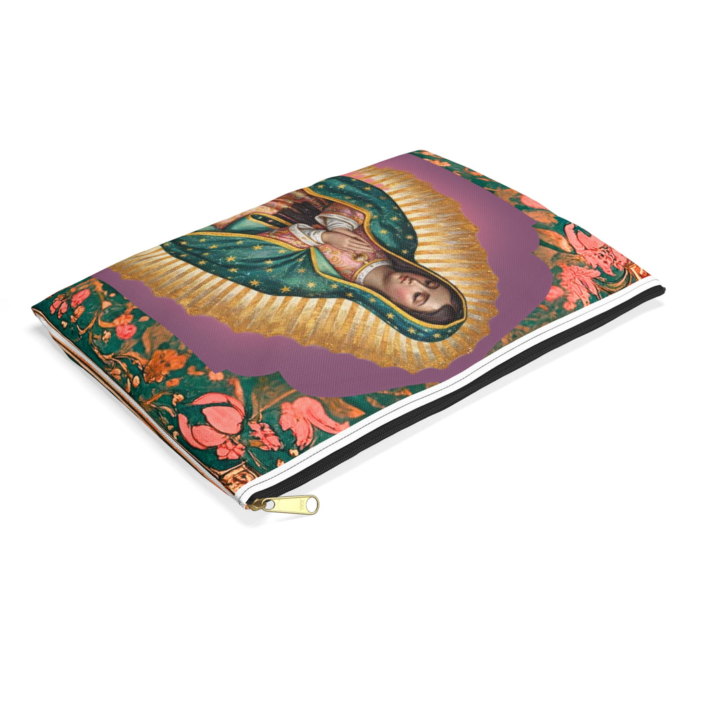 Our Lady of Guadalupe Accessory Pouch | Christian Gift for Her | Rosary Bag