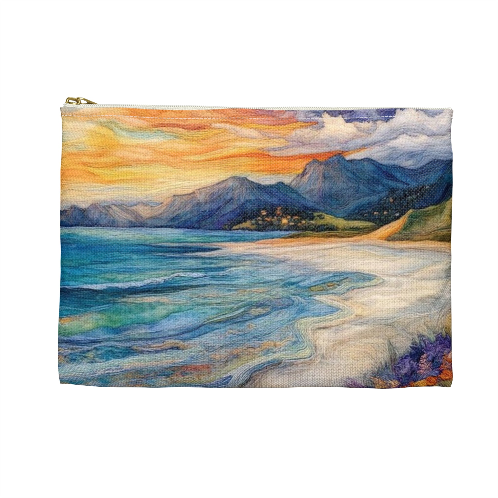 Serenity Coastal Beach Accessory Pouch | Beach PrintToiletry Bag
