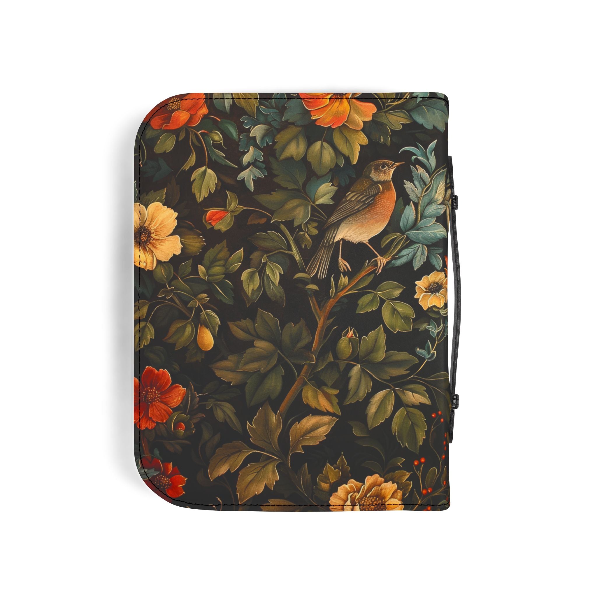William Morris Botanical Bible Cover | Zippered Missal Carrying Case