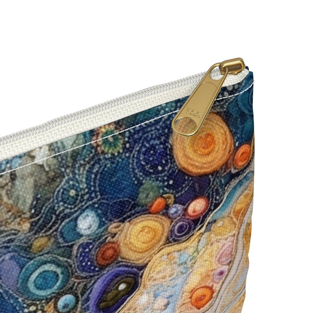 Coastal Beach Accessory Pouch | Beach Print Coin Purse | Mermaid Toiletry Bag