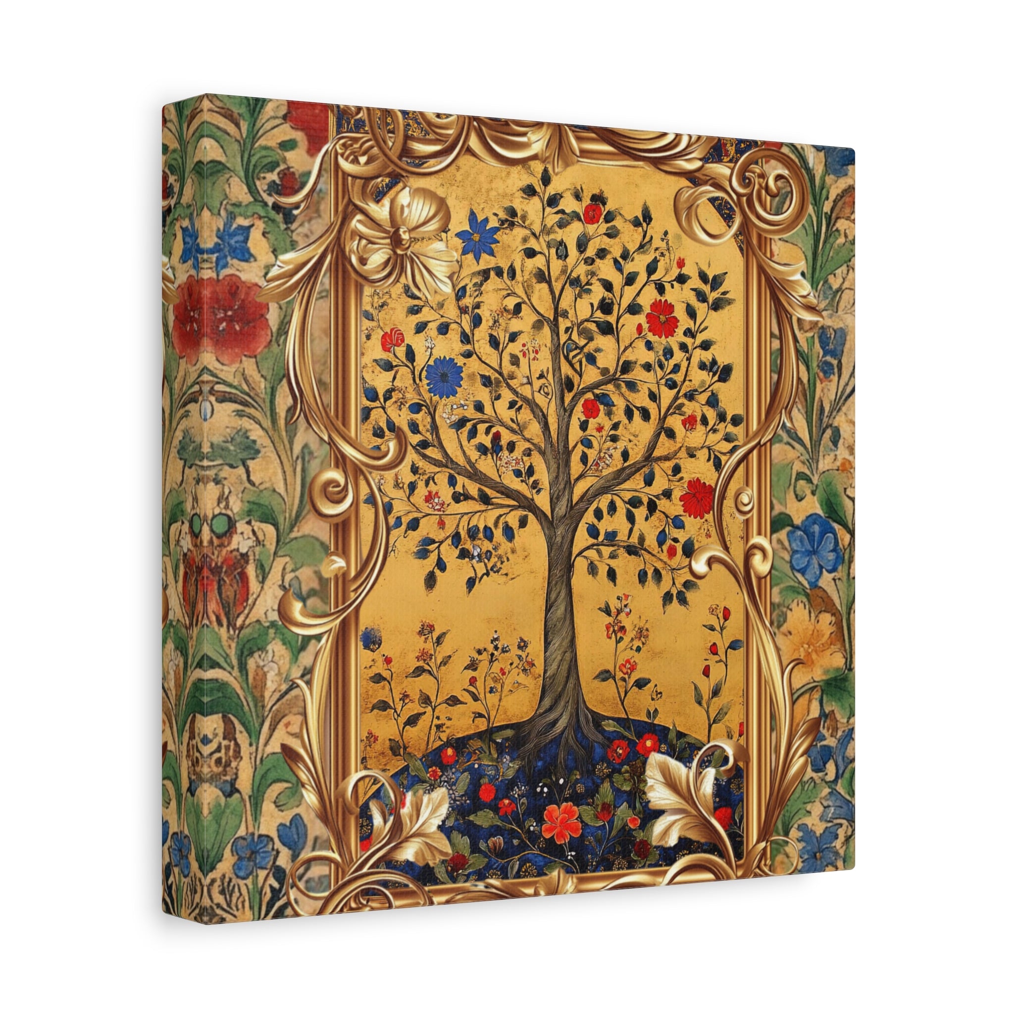 Tree of Life Canvas Wall Hanging, Matte Stretched Canvas Religious Gift Decor