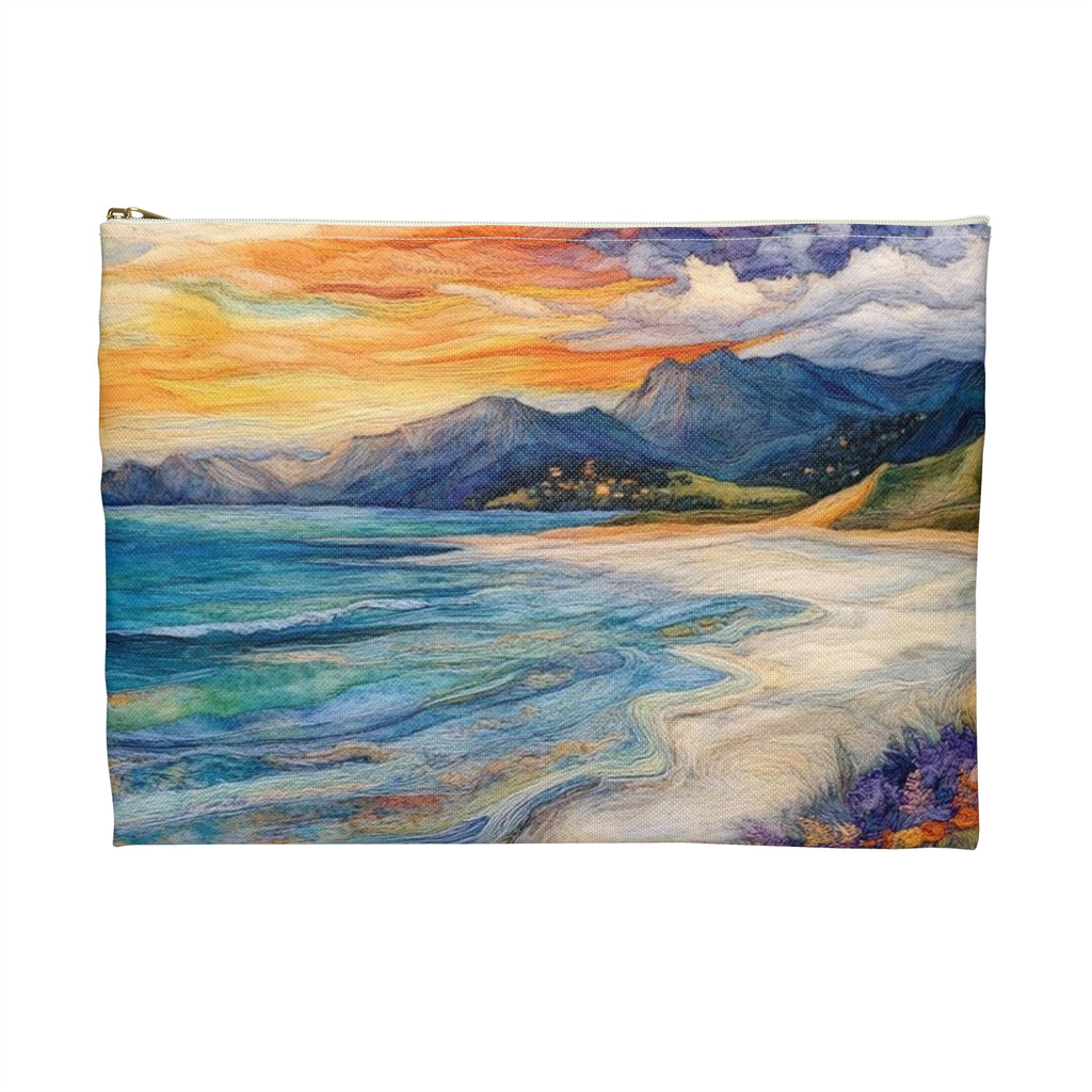 Serenity Coastal Beach Accessory Pouch | Beach PrintToiletry Bag