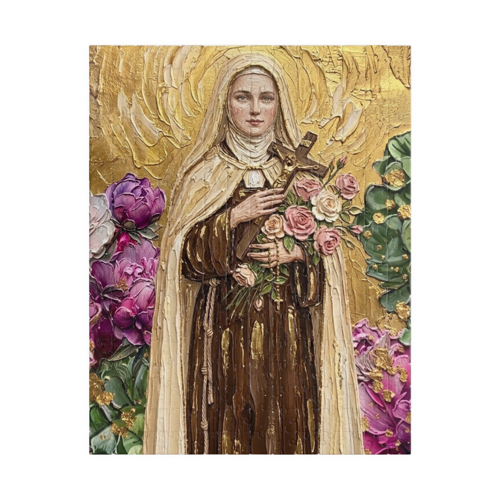 St Therese The Little Flower Puzzle 520-Piece Jigsaw Puzzle | Christian Religious
