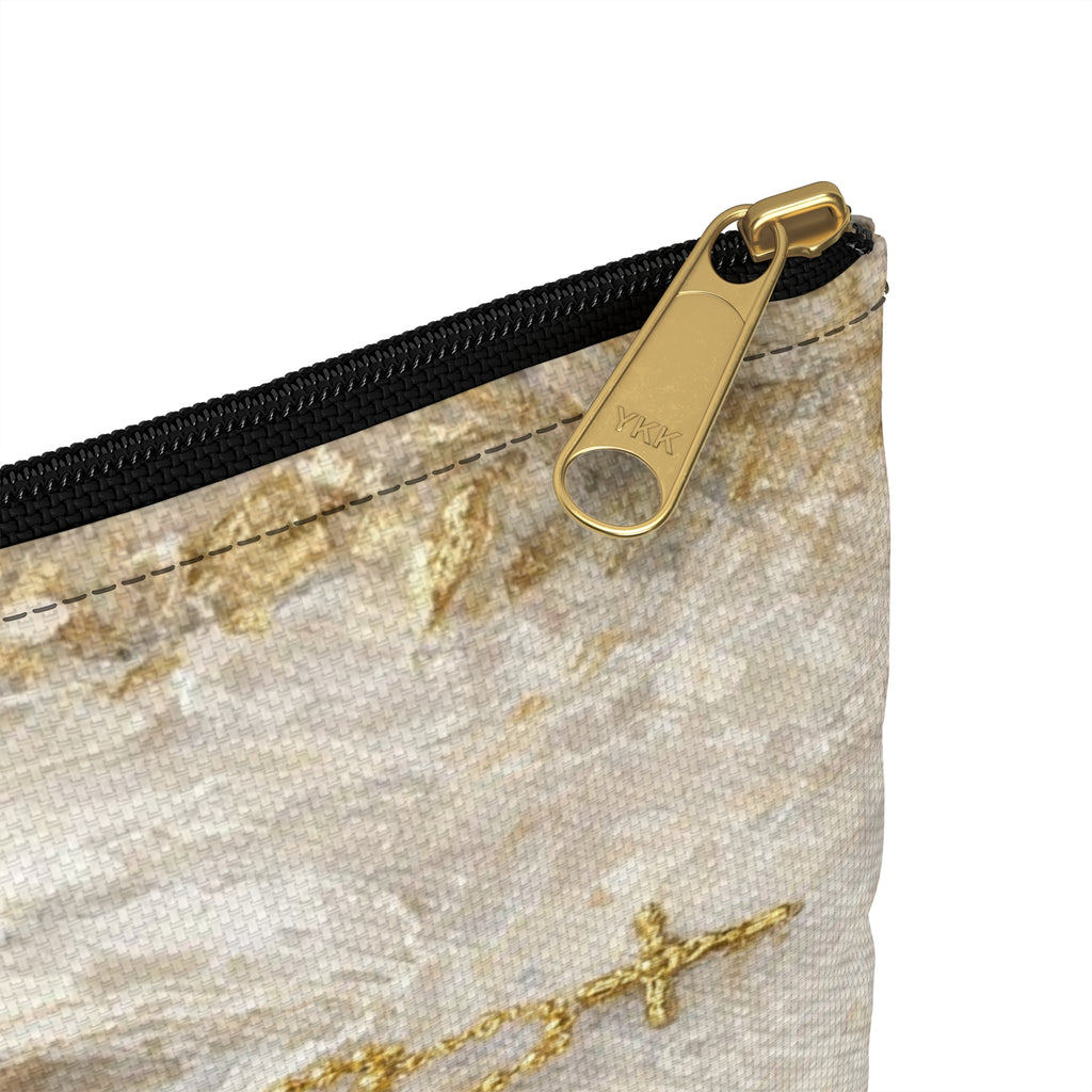 Our Lady Virgin Mary Accessory Pouch | Catholic Rosary Case, Vintage Christian Gift, Cosmetic Bag, Baptism Confirmation Present