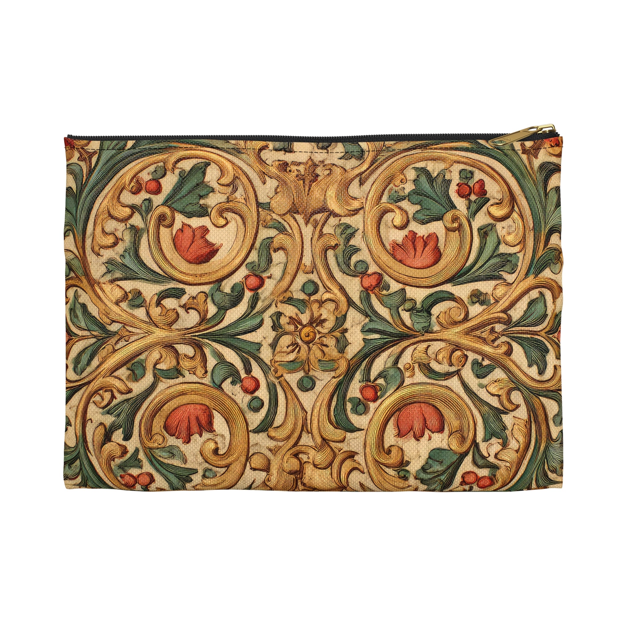 Florentine medieval Italian Accessory Pouch | Vintage Religious Rosary Keeper Gift for Christian Woman Catholic Accessory