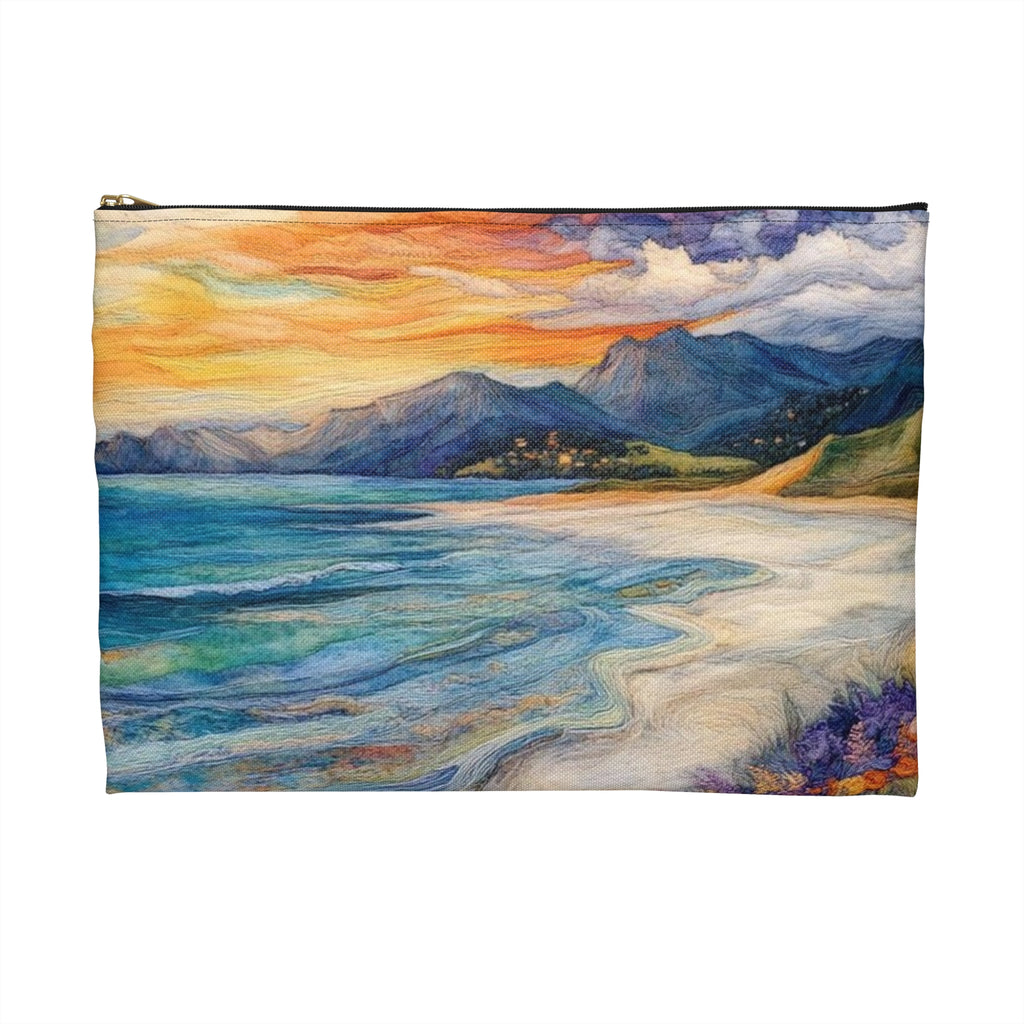 Serenity Coastal Beach Accessory Pouch | Beach PrintToiletry Bag