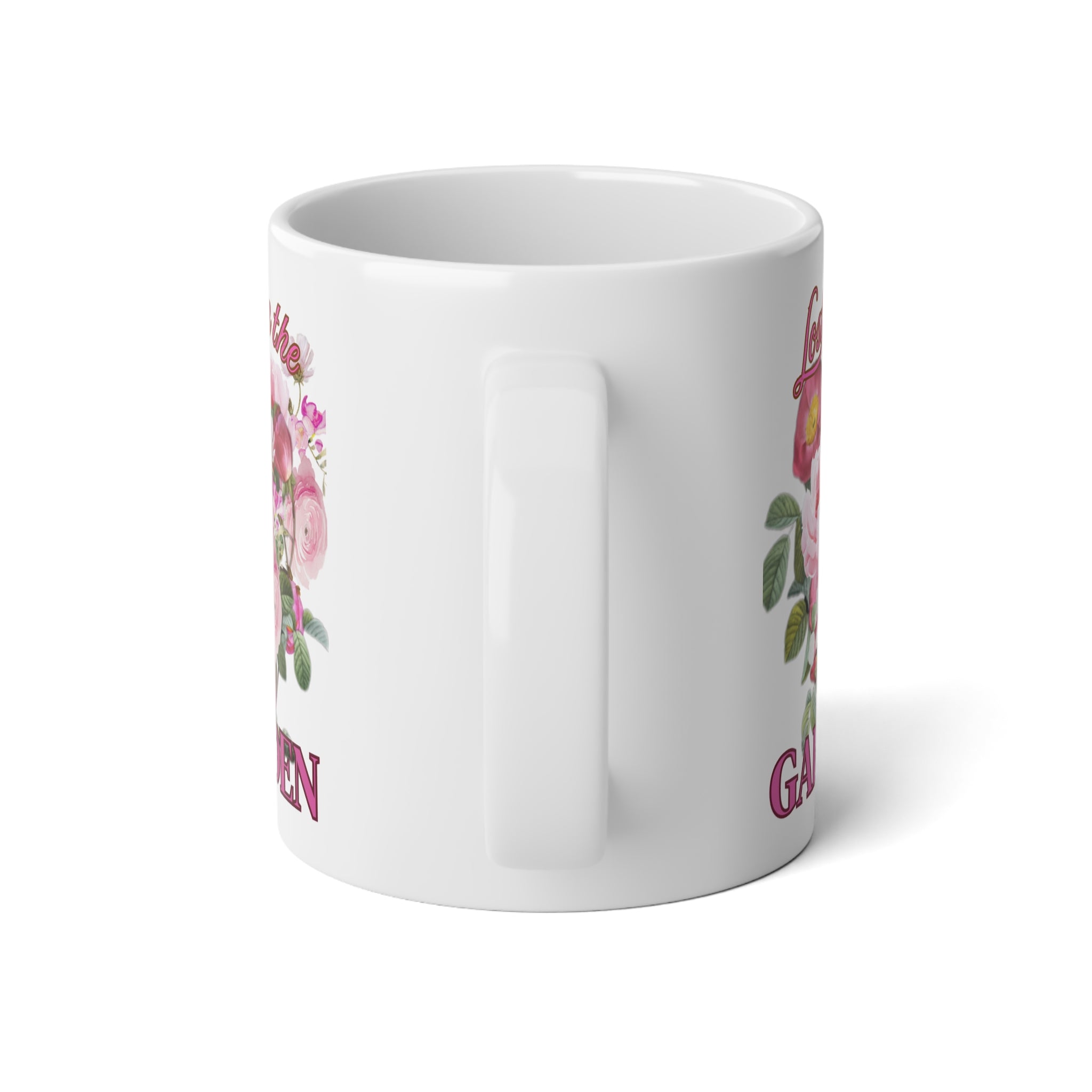 Garden floral Mug | 20oz Jumbo Coffee Cup Gift for Garden Lover Large Coffee Gift