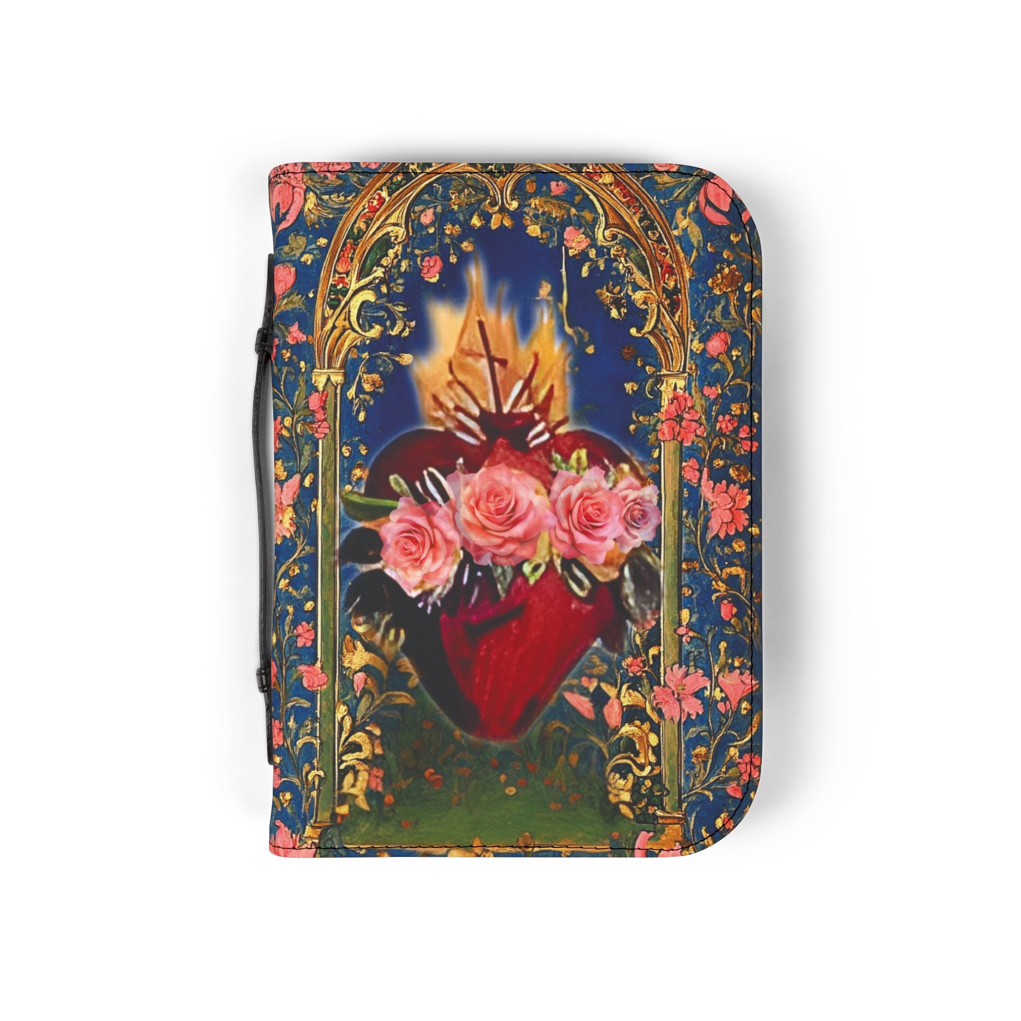 Immaculate Heart of Mary Bible Cover Missal Case Zipper Organizer Gift for Catholic
