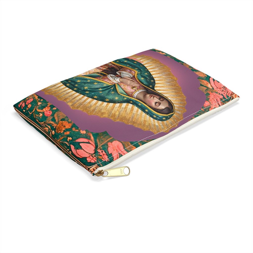 Our Lady of Guadalupe Accessory Pouch | Christian Gift for Her | Rosary Bag