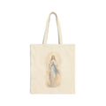Virgin Mary Illustration Tote Bag | Catholic Religious Devotional Artwork