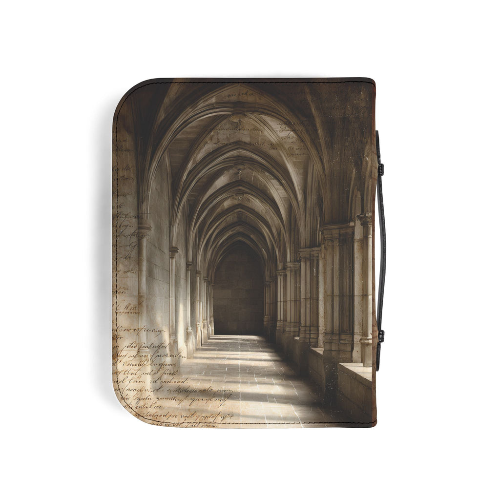 Madonna and Child Stained Glass Bible Cover | Zippered Bible Case