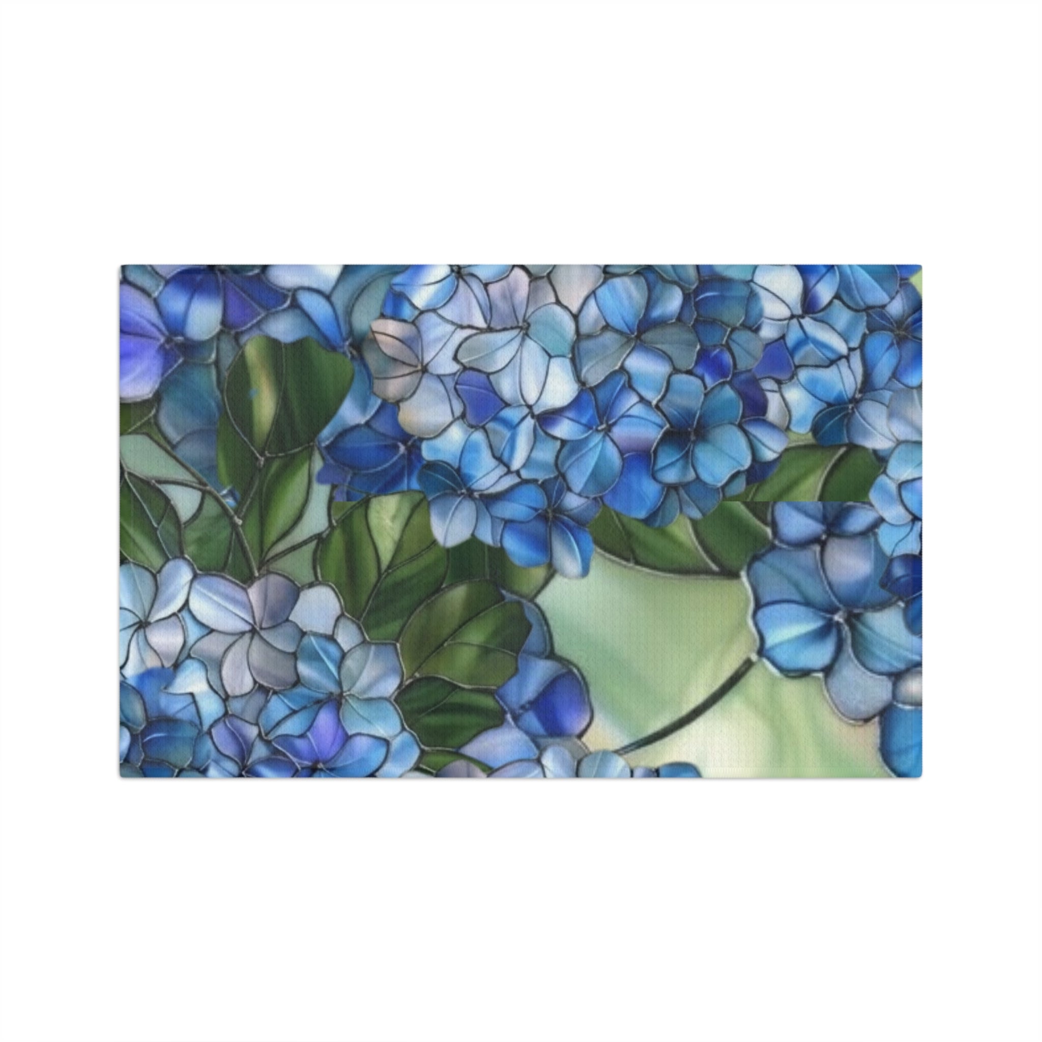 Hydrangea Garden Microfiber Tea Towel | Floral Kitchen Decor