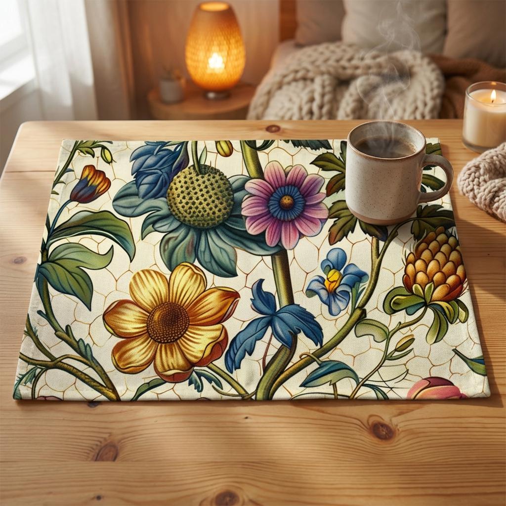 William Morris Dish Mat | Microfiber Kitchen Mat