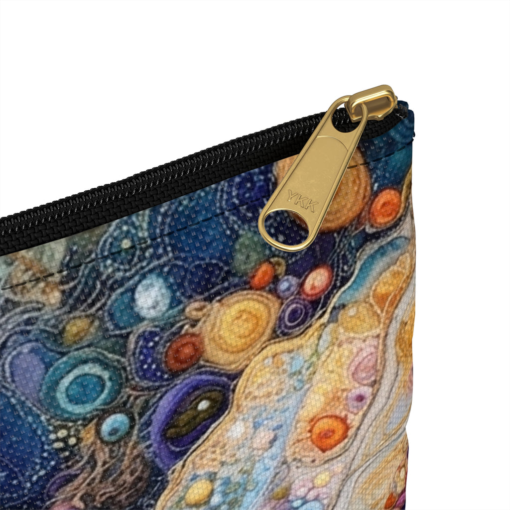 Coastal Beach Accessory Pouch | Beach Print Coin Purse | Mermaid Toiletry Bag