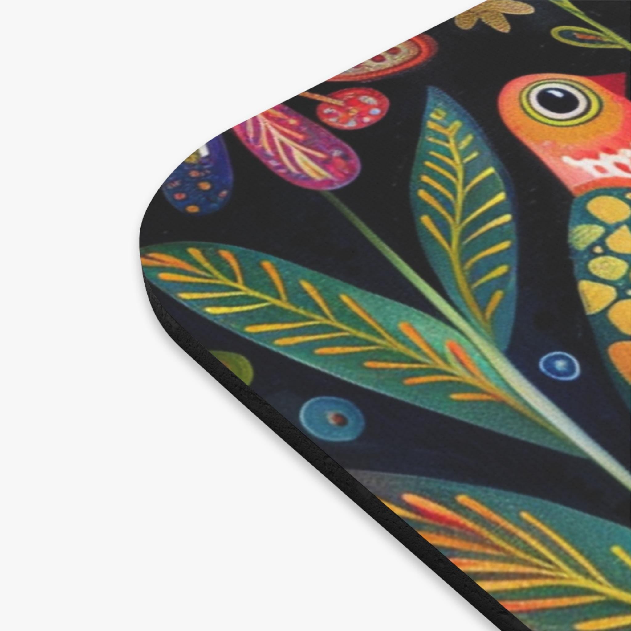 Floral Merrimeko Mouse Pad, Colorful Desk Decor