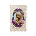 Madonna Lace Holy Card Vinyl Decal Sticker, Mary and Jesus Decal, Car Laptop Decal Religious Gift, Religious Sticker
