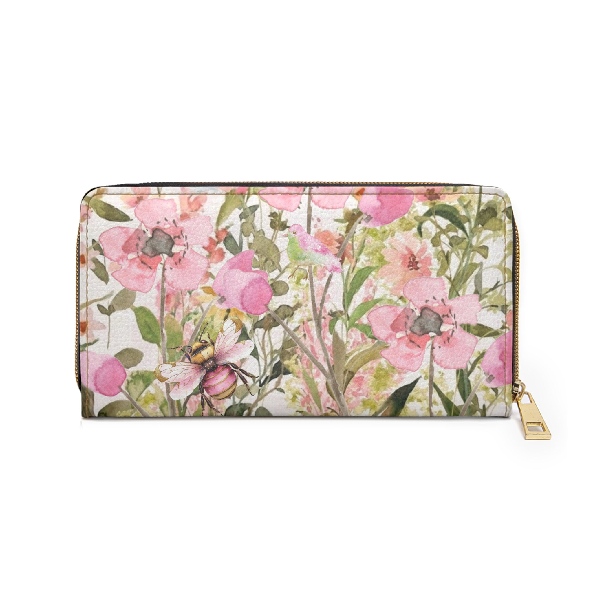 Wildflowers Scripture Zipper Wallet | Floral Bible Verse Wallet